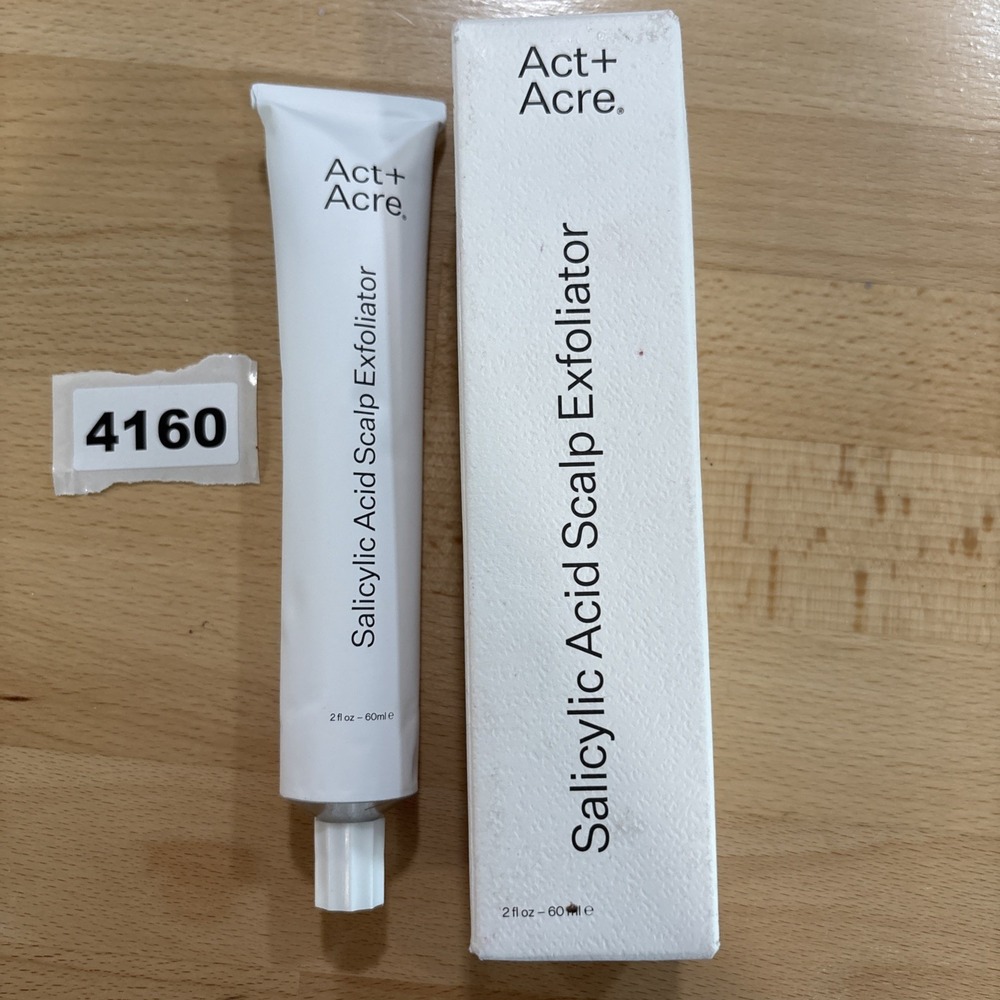 Act+Acre Cold Processed Salicylic Acid Scalp Exfoliator 60 ml 2 fl oz NIB